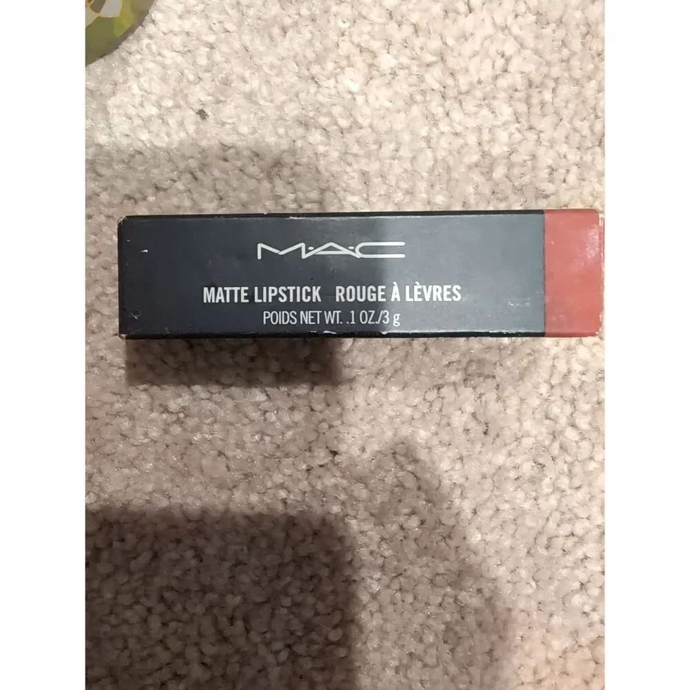 MAC Matte Lipstick Chili Red Brown Unisex Cosmetic Color New 3g